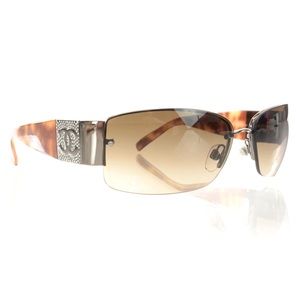 Authentic Chanel 4117-B Sunglasses - Tortoise Shell & Silver